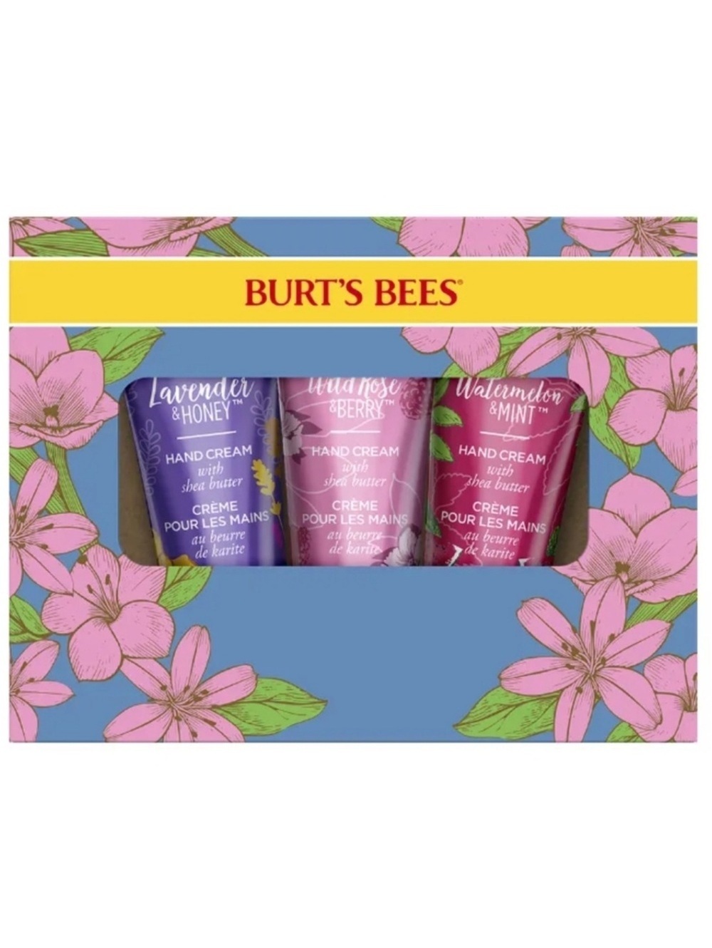 Burt's Bees Hand Cream Trio Spring Gift Set NEW